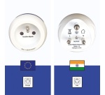 Adaptateur de voyage - France/Inde