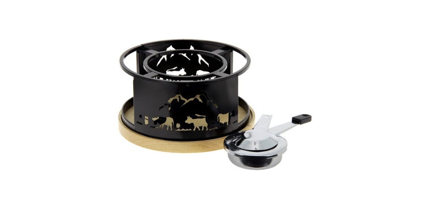 Réchaud à fondue - Vaches