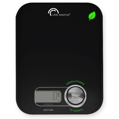 Balance culinaire 5 kg Noire - Green Power - 8197