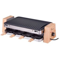 Raclette / Grill 8 personnes Bois & Inox - 8388