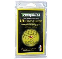 Plaquette - anti-punaises de lit - acariens - 10 heures chrono - lot de 2