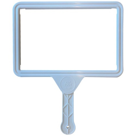 Ustensile de vidange pour endroits peu accessibles - blanc