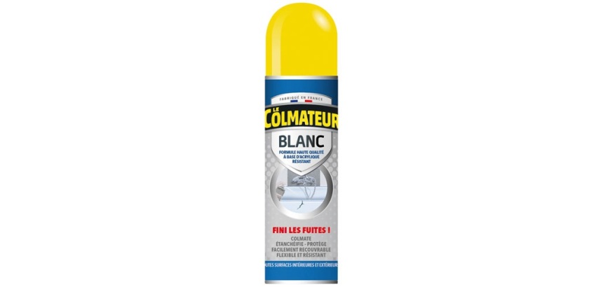 Colmateur bitume d'étanchéité - spray - blanc - 250 mL