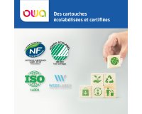 Pack de 4 cartouches d'encre remanufacturées OWA - haute capacité - Noir Cyan Magenta Jaune - pour BROTHER LC-3219XLBK, LC-3219XLC, LC-3219XLM, LC-3219XLY