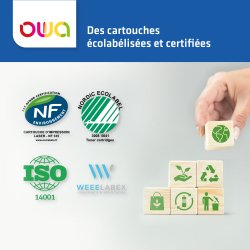 Toner remanufacturé OWA - haute capacité - Noir - pour XEROX 106R02731