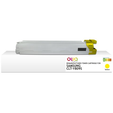 Toner remanufacturé OWA - standard - Yellow - pour SAMSUNG CLT-Y809S/ELS