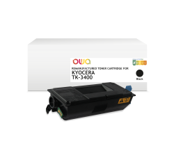 Toner remanufacturé OWA - standard - Noir - pour KYOCERA TK-3400
