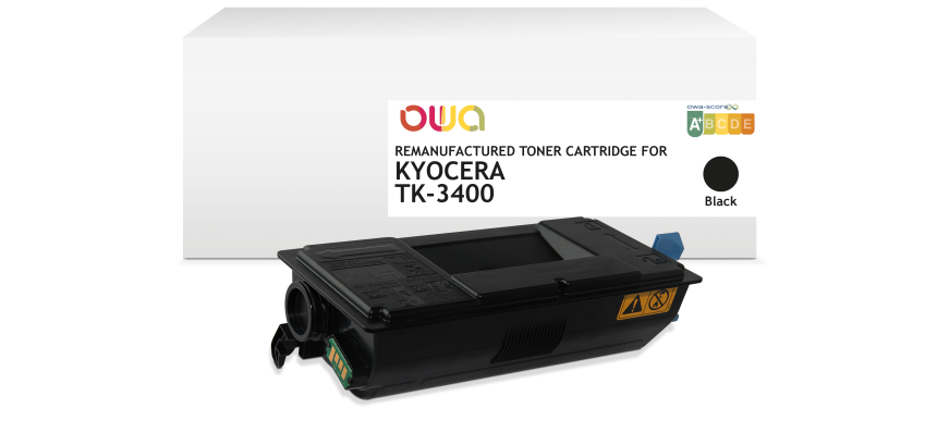 OWA Remanufactured Toner - Standard - Black - for KYOCERA TK-3400