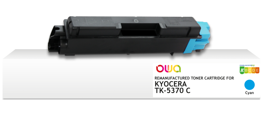 OWA Remanufactured Toner - Standard - Cyan - for KYOCERA TK-5370 C