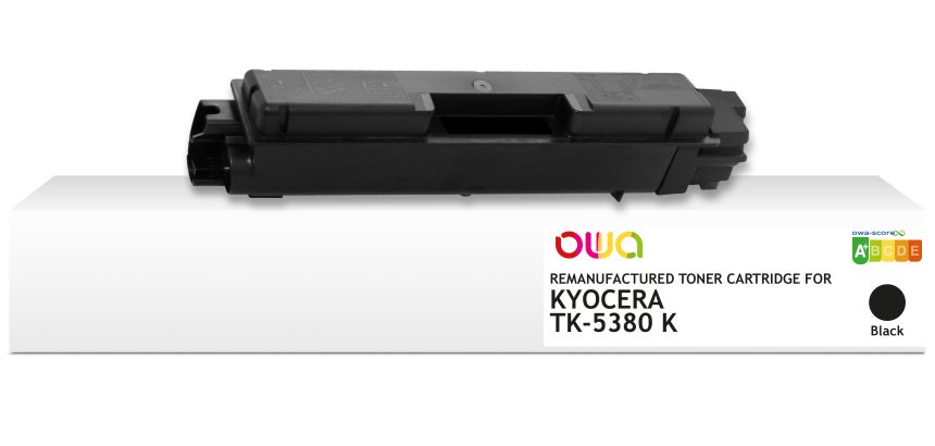 Toner remanufacturé OWA - standard - Noir - pour KYOCERA TK-5380 K