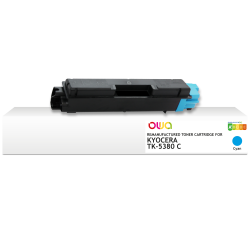 Toner remanufacturé OWA - standard - Cyan - pour KYOCERA TK-5380 C