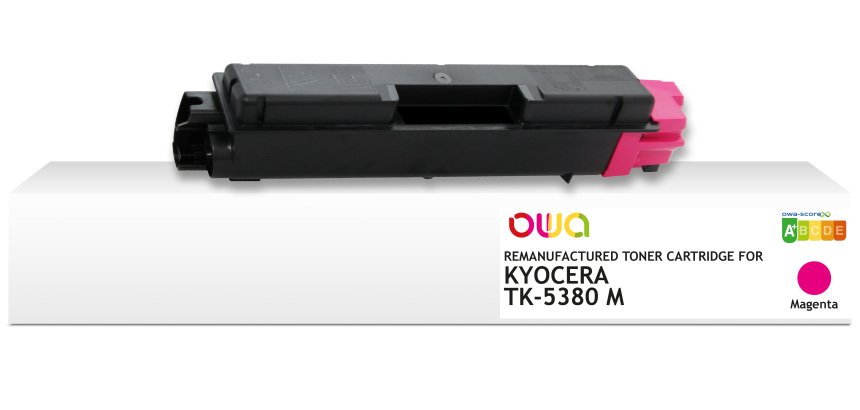 Toner remanufacturé OWA - standard - Magenta - pour KYOCERA TK-5380 M