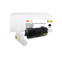 Toner remanufacturé OWA - standard - Noir - pour KYOCERA TK-3430