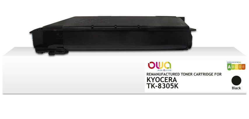 Toner remanufacturé OWA - standard - Black - pour KYOCERA TK-8305K