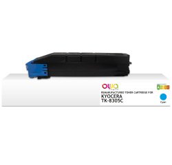 Toner remanufacturé OWA - standard - Cyan - pour KYOCERA TK-8305C
