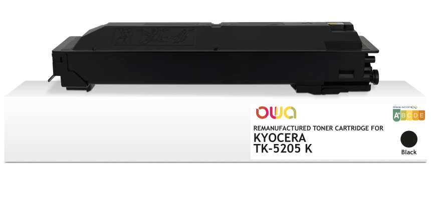 Toner remanufacturé OWA - standard - Noir - pour KYOCERA TK-5205 K