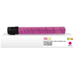 DE_Toner remanufacturé OWA - standard - Magenta - pour LEXMARK 76C00M0