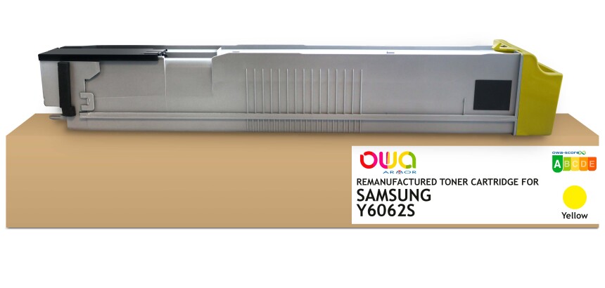 Toner remanufacturé OWA - standard - Yellow - pour SAMSUNG CLT-Y6062S/ELS