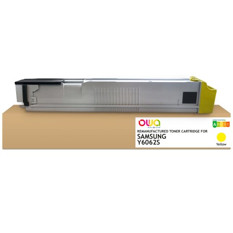 Toner remanufacturé OWA - standard - Jaune - pour SAMSUNG CLT-Y6062S/ELS