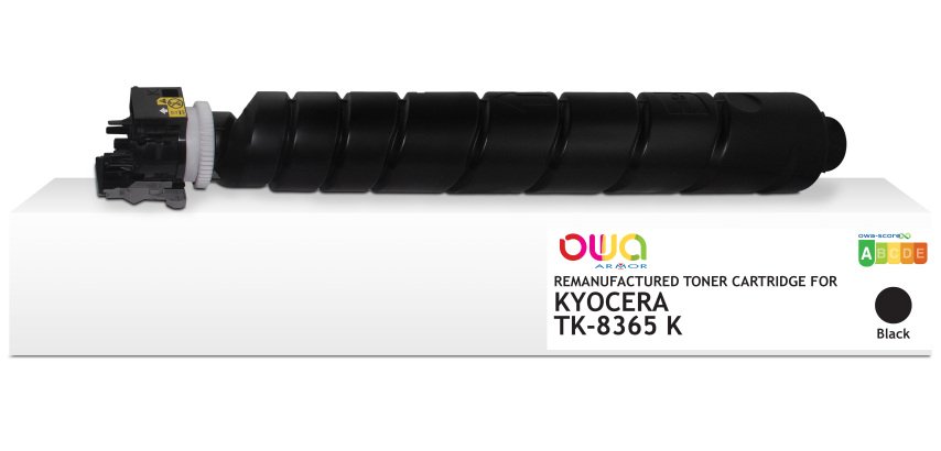 OWA Remanufactured Toner - Standard - Black - for KYOCERA TK-8365 K
