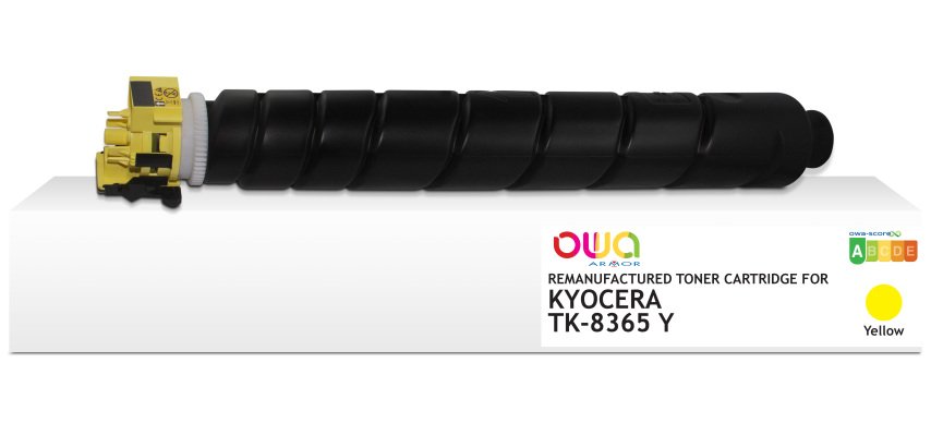 OWA Remanufactured Toner - Standard - Yellow - for KYOCERA TK-8365Y