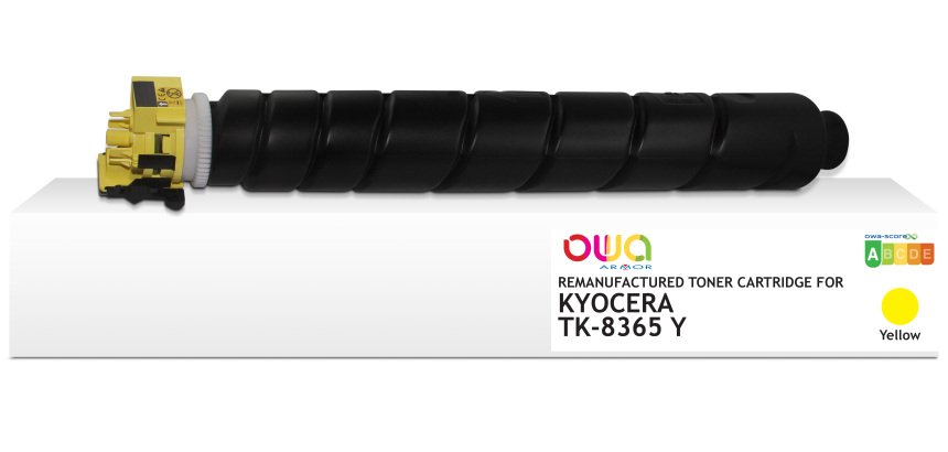 Toner remanufacturé OWA - standard - Yellow - pour KYOCERA TK-8365 Y