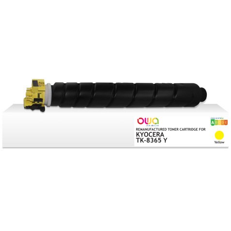 Toner remanufacturé OWA - standard - Jaune - pour KYOCERA TK-8365 Y