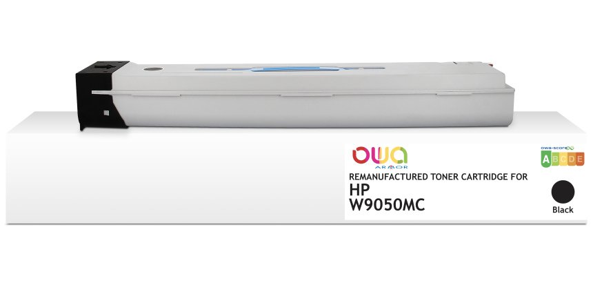 Toner remanufacturé OWA - standard - Noir - pour HP W9050MC