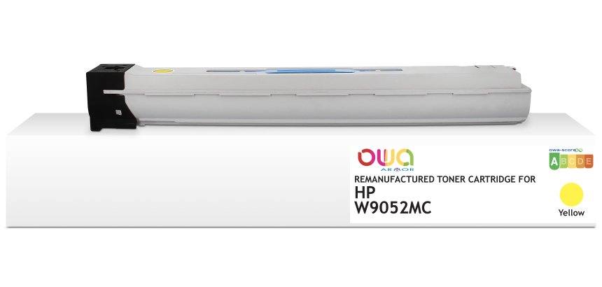 Toner remanufacturé OWA - standard - Jaune - pour HP W9052MC