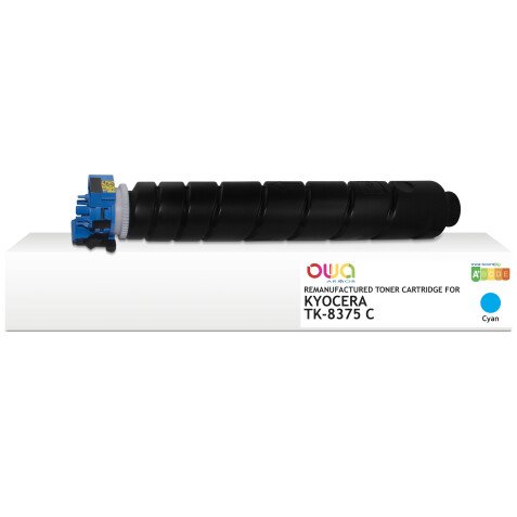 Gereviseerde toner OWA - standaard - cyaan - voor KYOCERA TK-8375 C