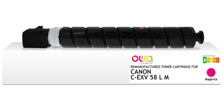 OWA Remanufactured Toner - Standard - Magenta - for CANON C-EXV 58 L M