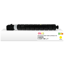 Toner remanufacturé OWA - standard - Jaune - pour CANON C-EXV 58 L Y