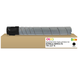 Toner remanufacturé OWA - standard - Noir - pour KONICA MINOLTA TN-227K