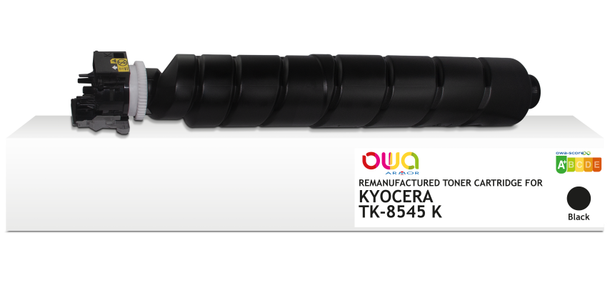 Toner remanufacturé OWA - standard - Noir - pour KYOCERA TK-8545K