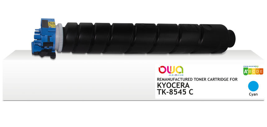 OWA Remanufactured Toner - Standard - Cyan - for KYOCERA TK-8545C