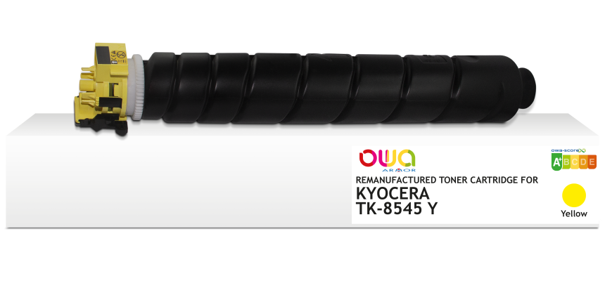 OWA Remanufactured Toner - Standard - Yellow - for KYOCERA TK-8545Y