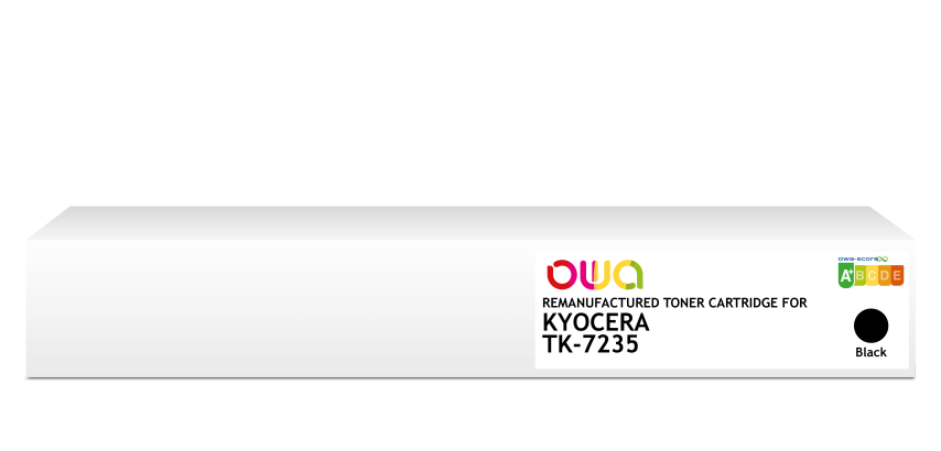 Remanufactured Toner OWA - Standard - Black - for KYOCERA TK-7235