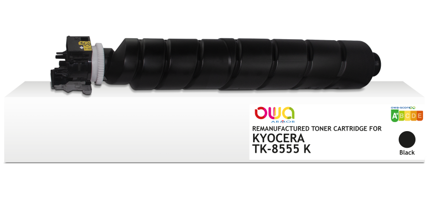 Toner remanufacturé OWA - standard - Noir - pour KYOCERA TK-8555K