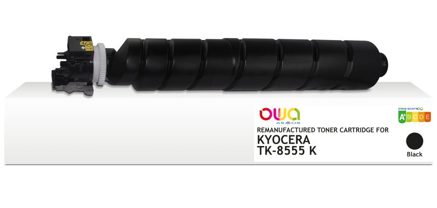 Toner remanufacturé OWA - standard - Noir - pour KYOCERA TK-8555K