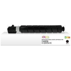 Toner remanufacturé OWA - standard - Noir - pour CANON C-EXV 54