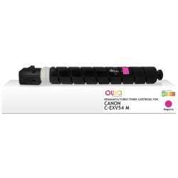 Toner remanufacturé OWA - standard - Magenta - pour CANON C-EXV54 M