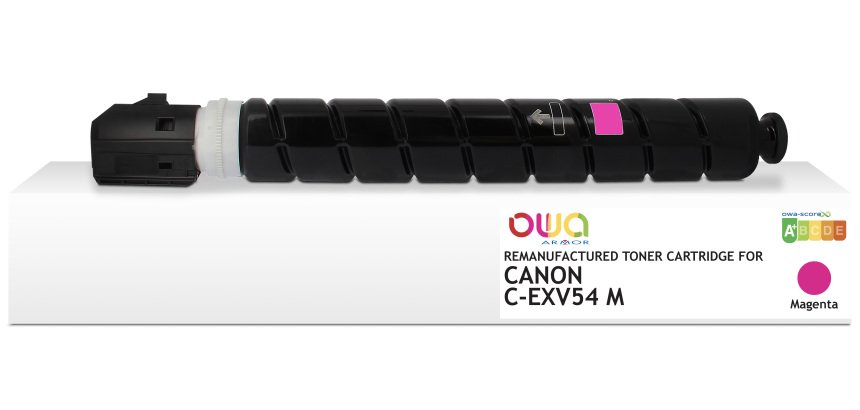 Toner remanufacturé OWA - standard - Magenta - pour CANON C-EXV54 M