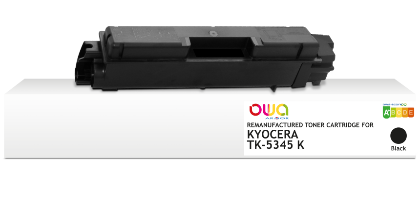 OWA Remanufactured Toner - Standard - Black - for KYOCERA TK-5345K