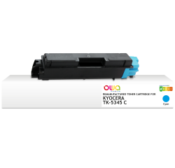 Toner remanufacturé OWA - standard - Cyan - pour KYOCERA TK-5345C