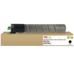 Toner remanufacturé OWA - standard - Noir - pour RICOH 842382