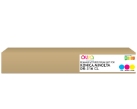 Tambour remanufacturé OWA - standard - 1x Cyan, 1x Magenta, 1x Jaune - pour KONICA MINOLTA DR-316CL
