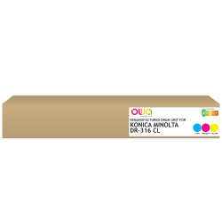 Tambour remanufacturé OWA - standard - 1x Cyan, 1x Magenta, 1x Yellow - pour KONICA MINOLTA DR-316CL