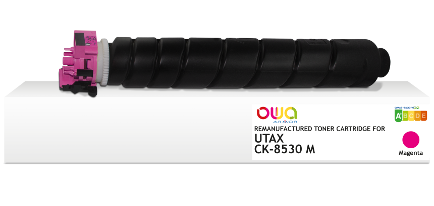 Toner remanufacturé OWA - standard - Magenta - pour UTAX CK-8530 M