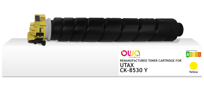 Toner remanufacturé OWA - standard - Jaune - pour UTAX CK-8530 Y