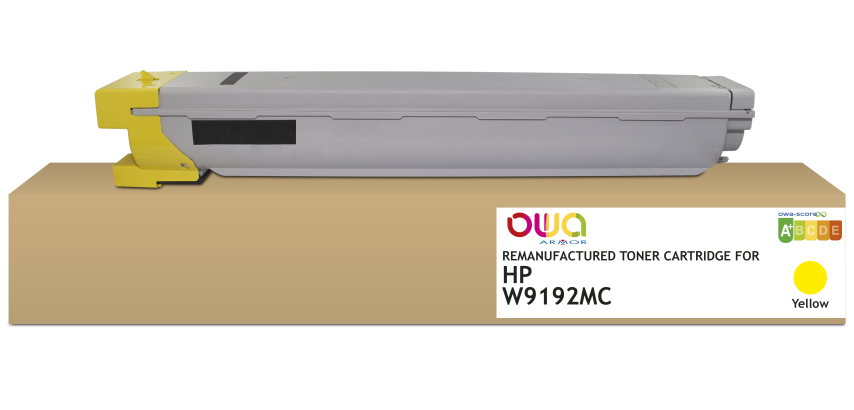 OWA Remanufactured Toner - Standard - Yellow - for HP W9192MC